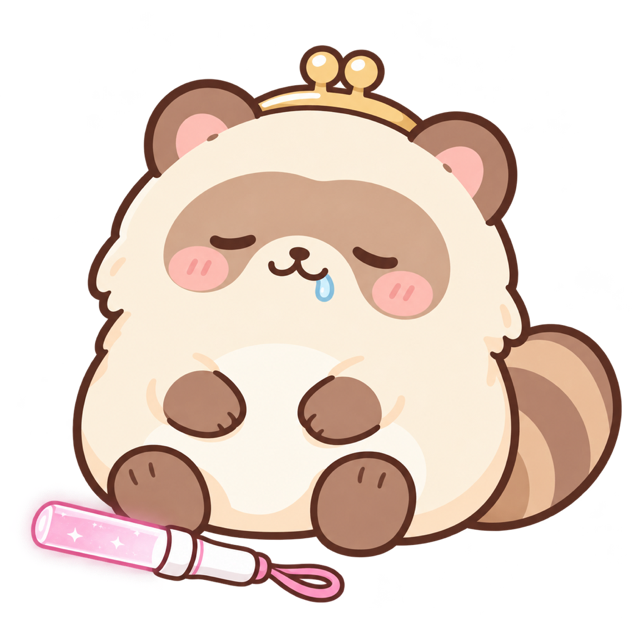 ペンライトを落として眠ってしまったふくまる